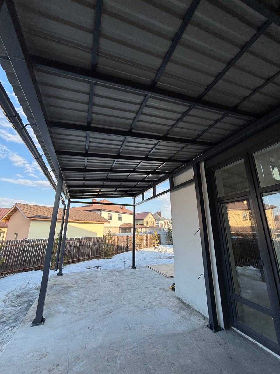 Навес односкатный